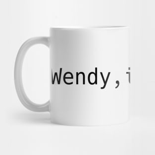 Shining - Stanley Kubrik tribute T-Shirt - Wendy Mug